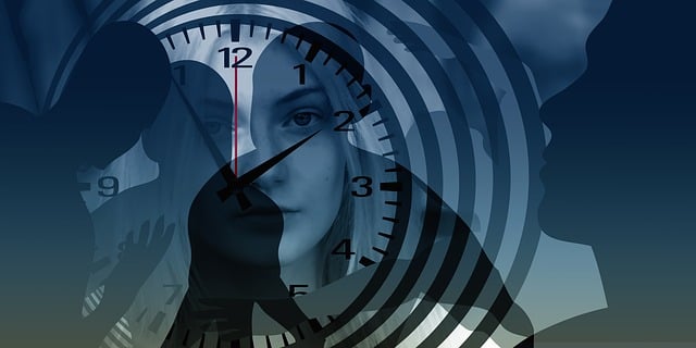 woman and clock